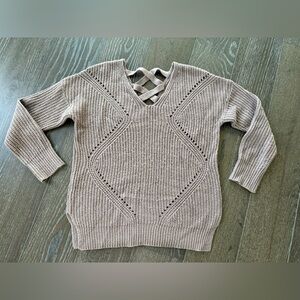 Charlotte Russe Dusty Rose Knit Sweater